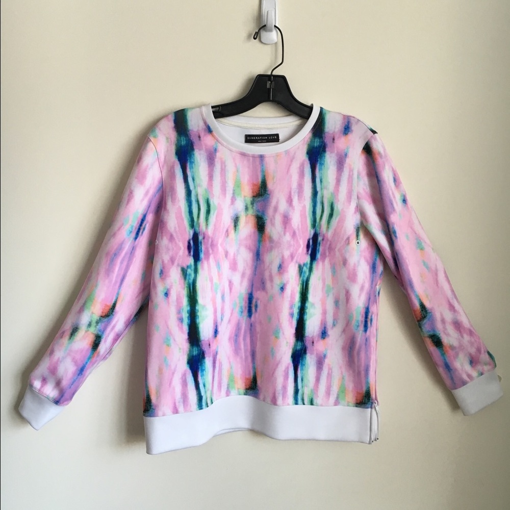 Generation Love Multicolor Sweatshirt, Size Small